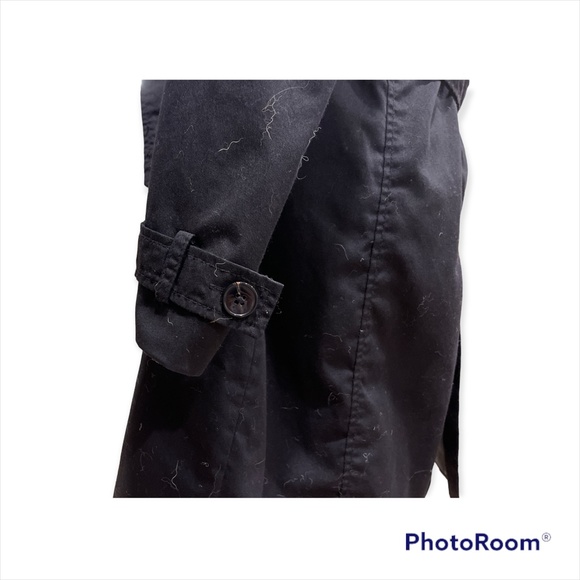 Stradivarius Black Trench Size S - Picture 6 of 10